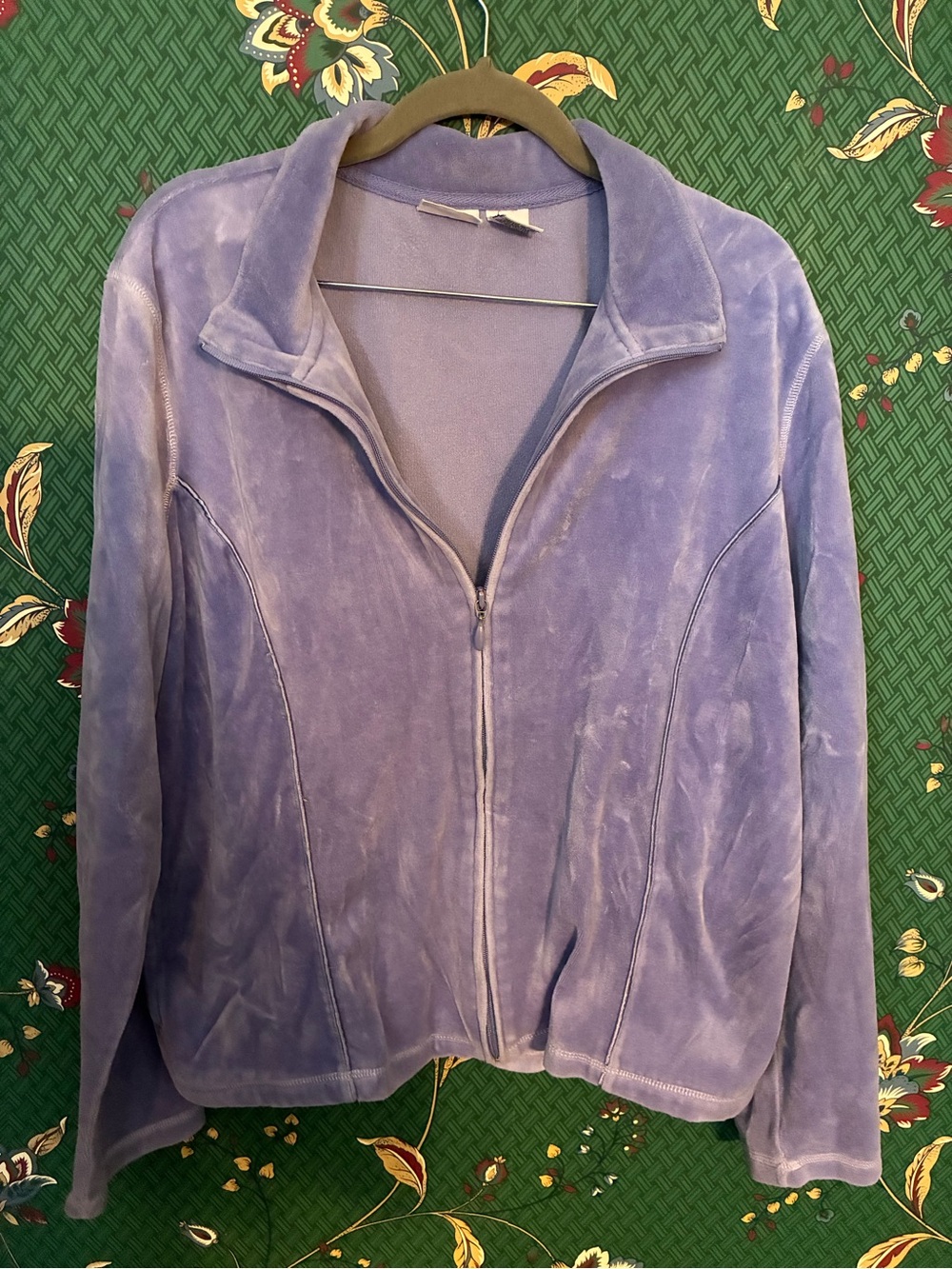 Women’s Lavender Zip-Front Lightweight Jacket & Pants